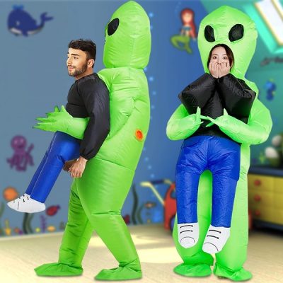 Aufblasbares Alien-Kostüm für Maskerade | UFOMAN